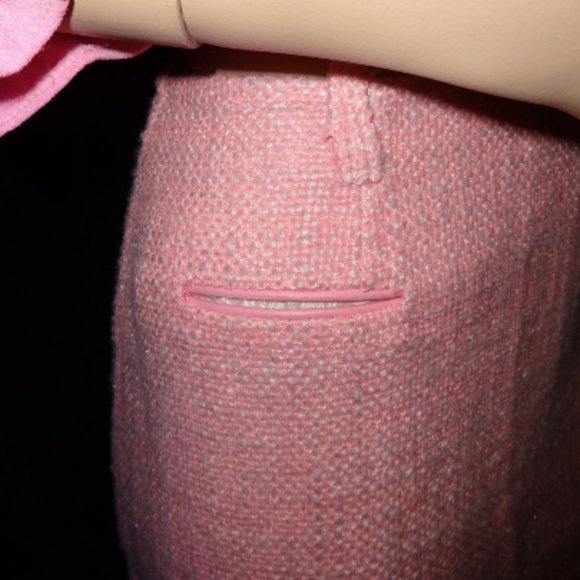 Mod 1960's Bubblegum Pink Woven Mini Skirt Small - Picture 4 of 4